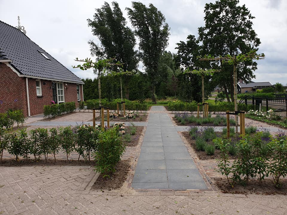 Tuin in Damwoude