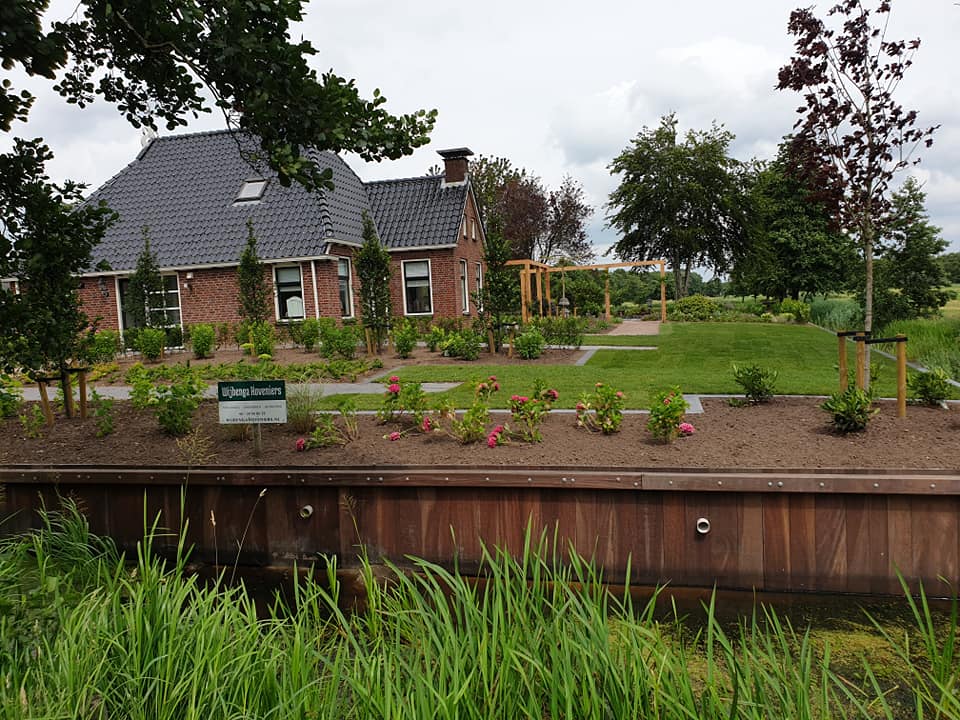 Tuin in Damwoude